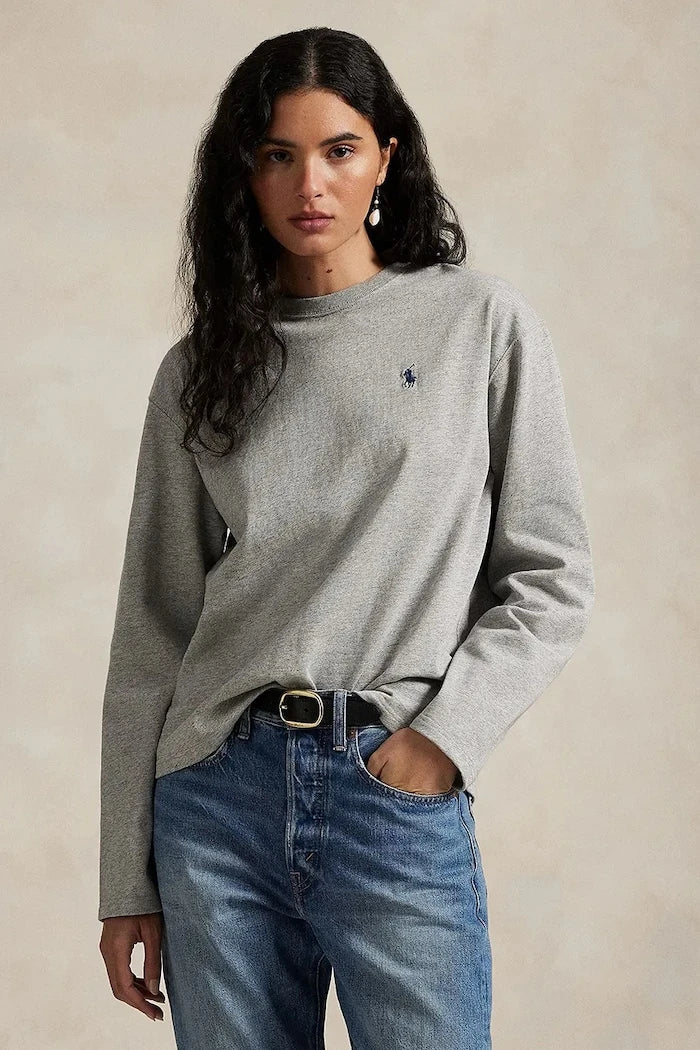 Blusa de algodón de manga larga Polo Ralph Lauren