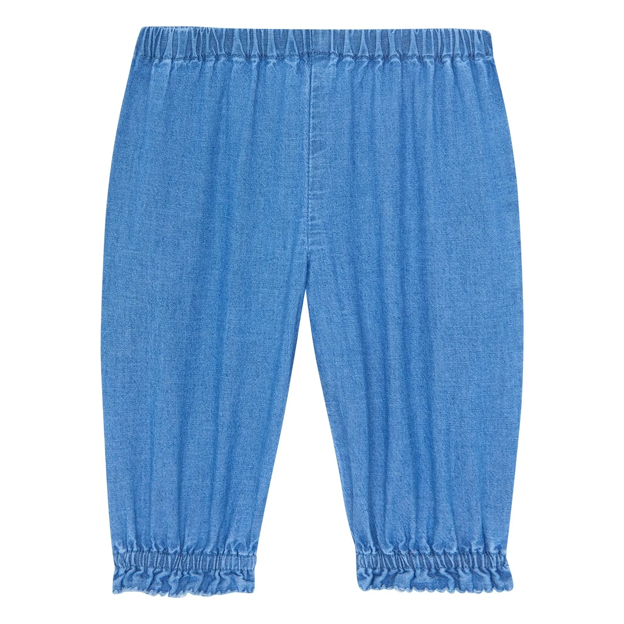 Bonton - Pantalón Chambray Noodle | Azul vaquero