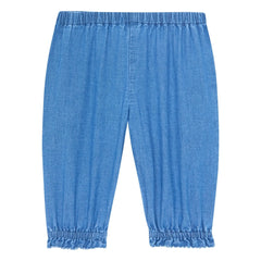 Bonton - Pantalón Chambray Noodle | Azul vaquero