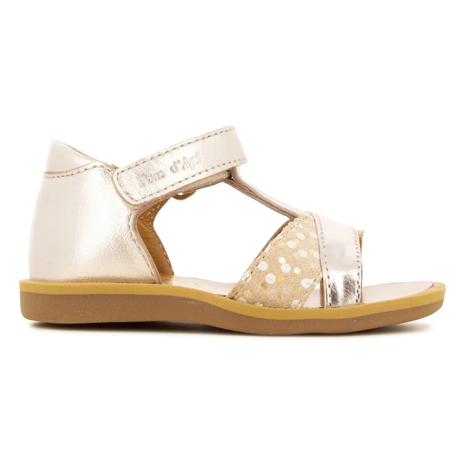 Pom d'Api - Sandalias Poppy Tek | Oro rosa