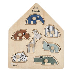 Done by deer - Rompecabezas de madera Deer Friends