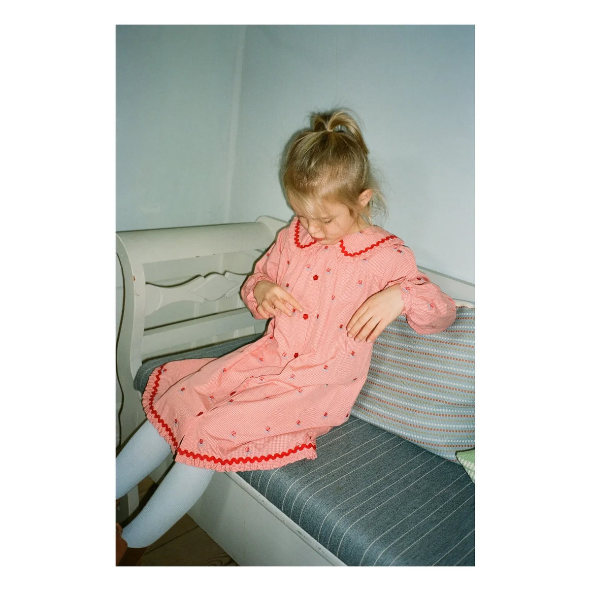 Flöss - Sonja Vichy Vestido | Rosa