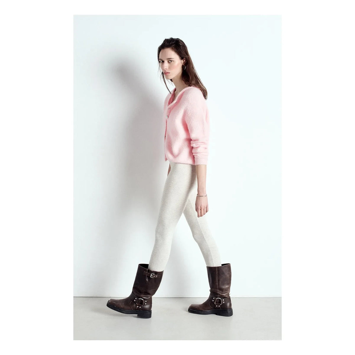 American Vintage - Cárdigan de Alpaca Vitow | Rosa chicle