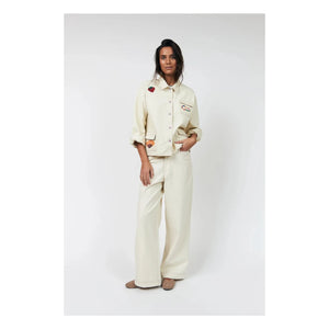 Lollys Laundry - Chaqueta de algodón April | Crema