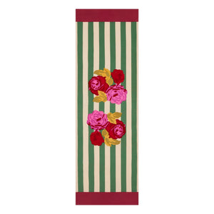 Lisa Corti - Mantel a rayas Nizam | Verde
