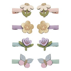 Mimi & Lula - Set de 8 horquillas Mini Flor | Lila
