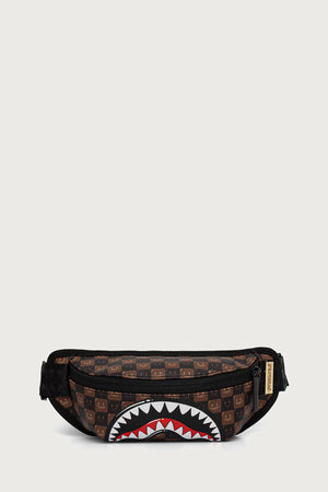 Sprayground - Riñonera de tiburones en París color marrón 910B9309NSZ