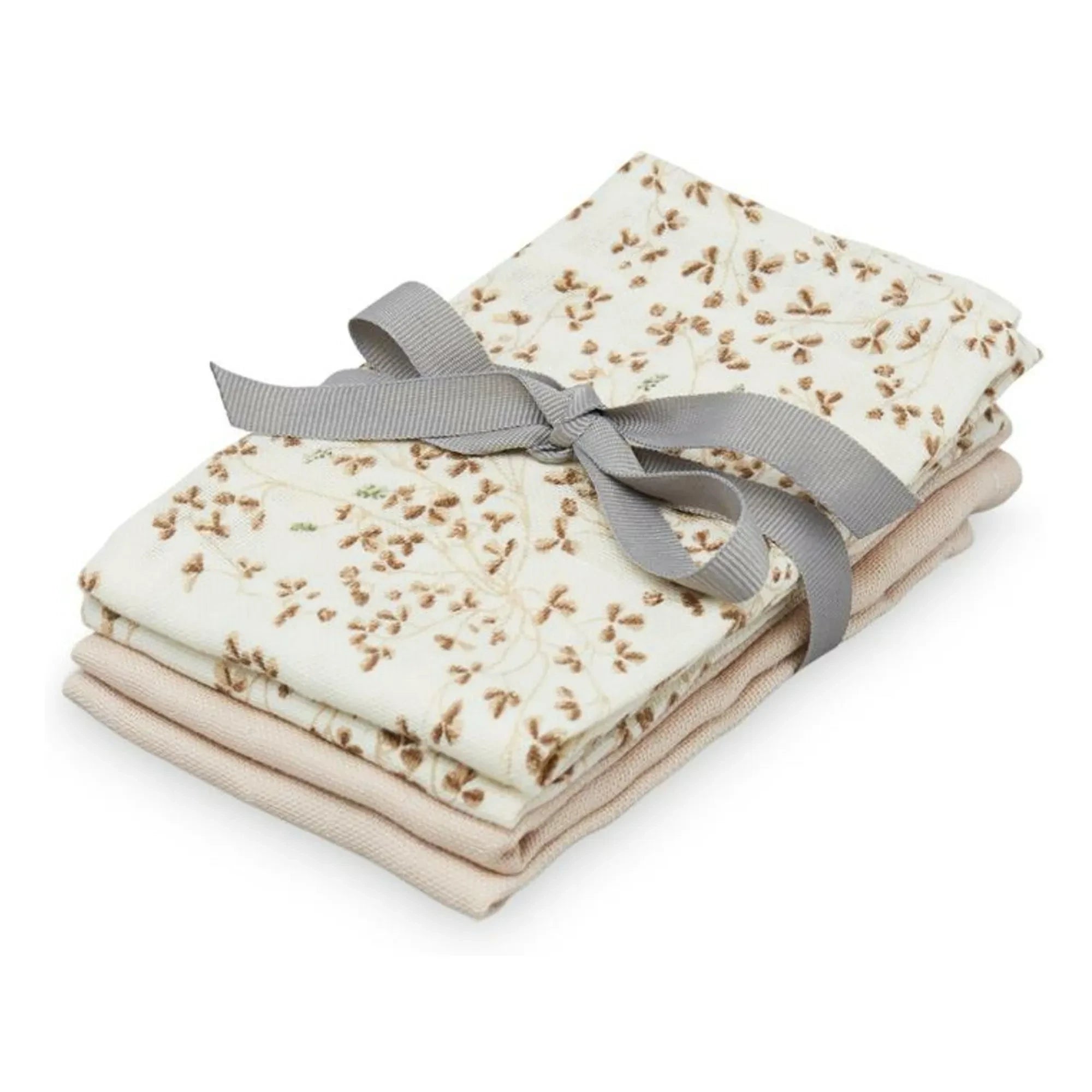 Cam Cam - Toallitas de baño Ivy - Set de 4 | Marrón
