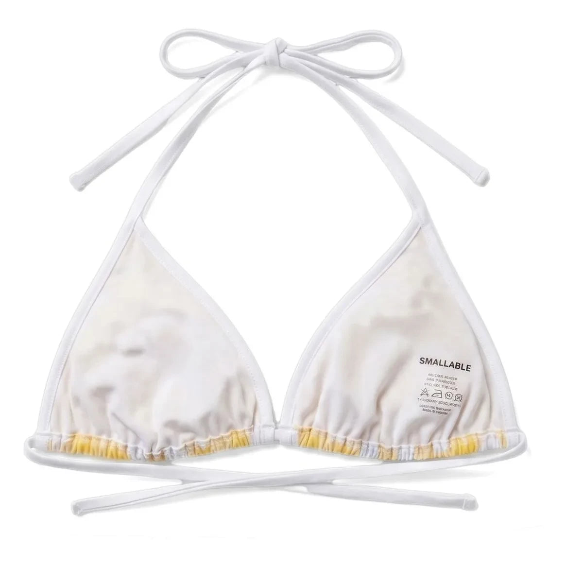 Smallable Woman - Top de bikini a cuadros Elsa | Amarillo