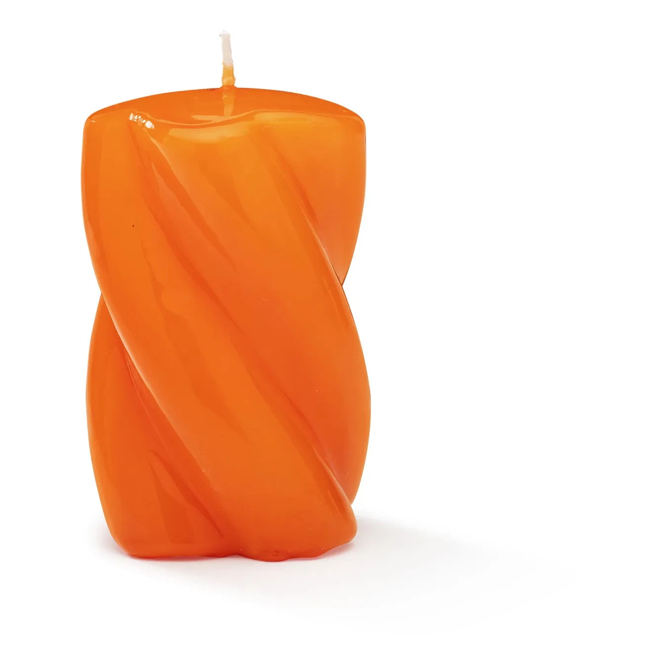 Anna + Nina - Vela Retorcida - 9 cm | Naranja