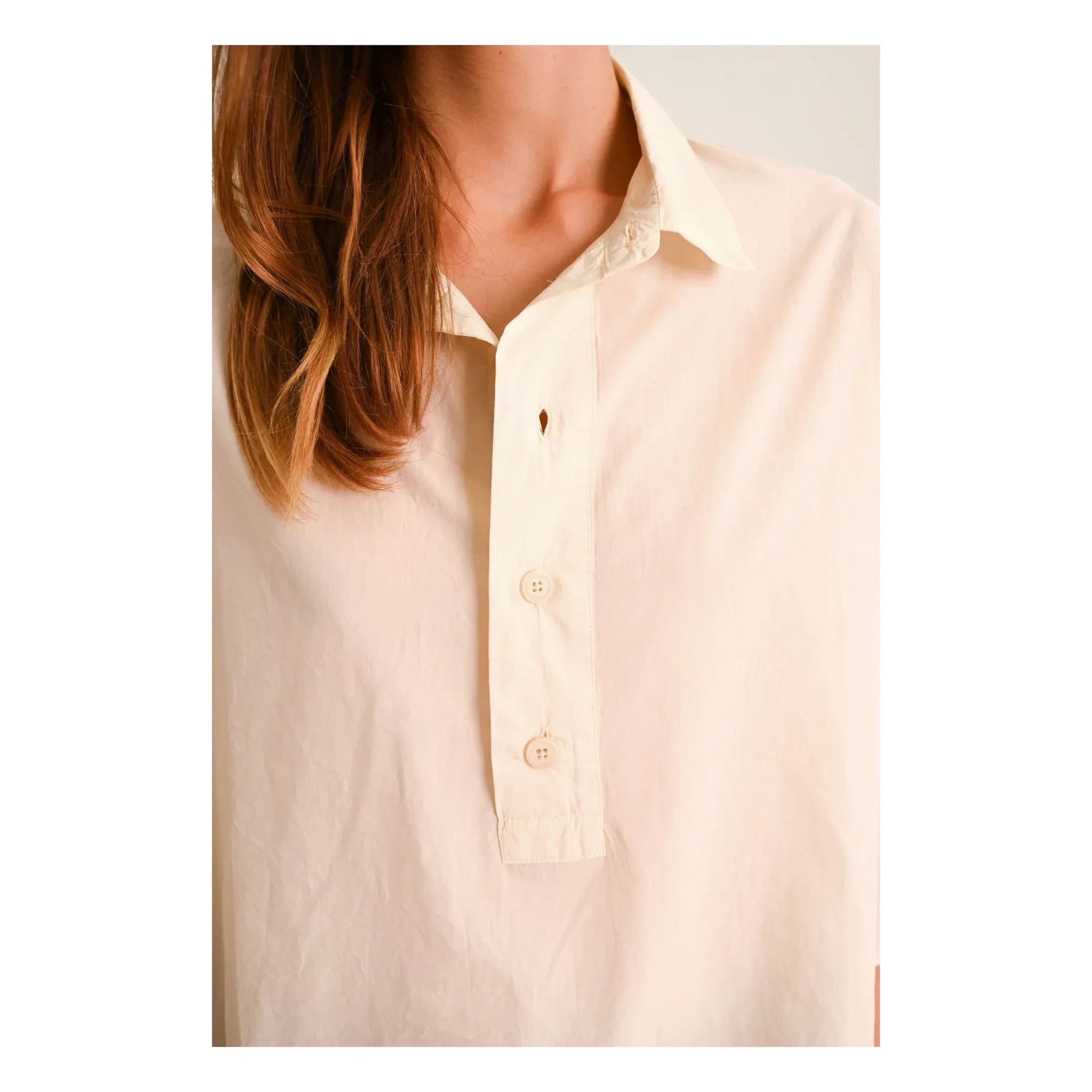 Sacrécoeur - Camisa Jodie Popelina | Crudo
