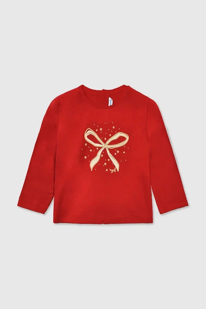 Blusa infantil de manga larga Mayoral