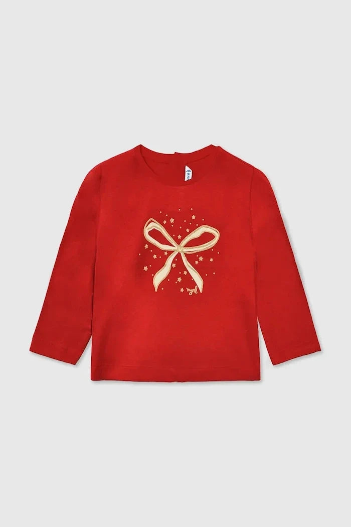 Blusa infantil de manga larga Mayoral