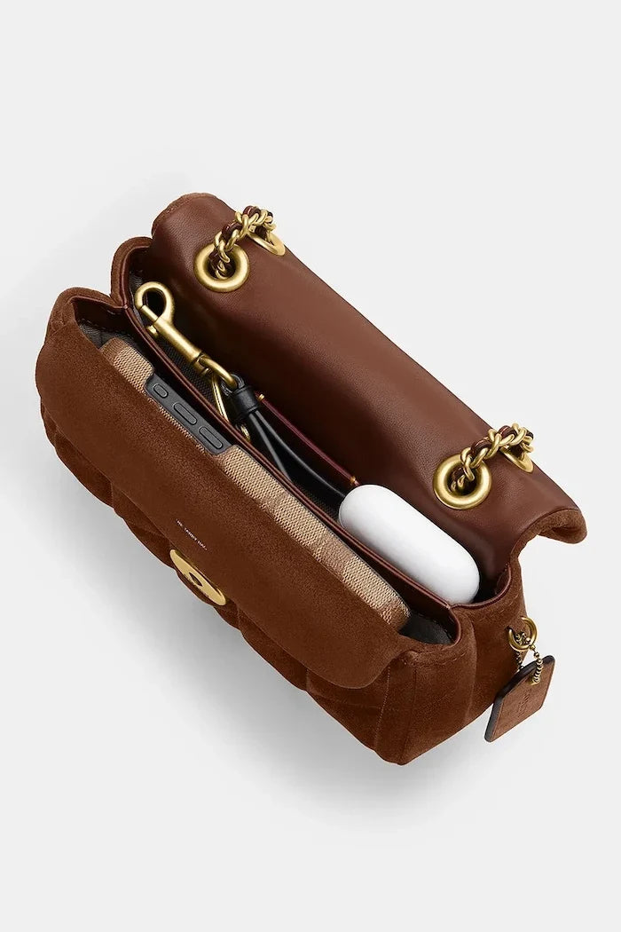 Bolso de hombro Coach Tabby 20 de terciopelo