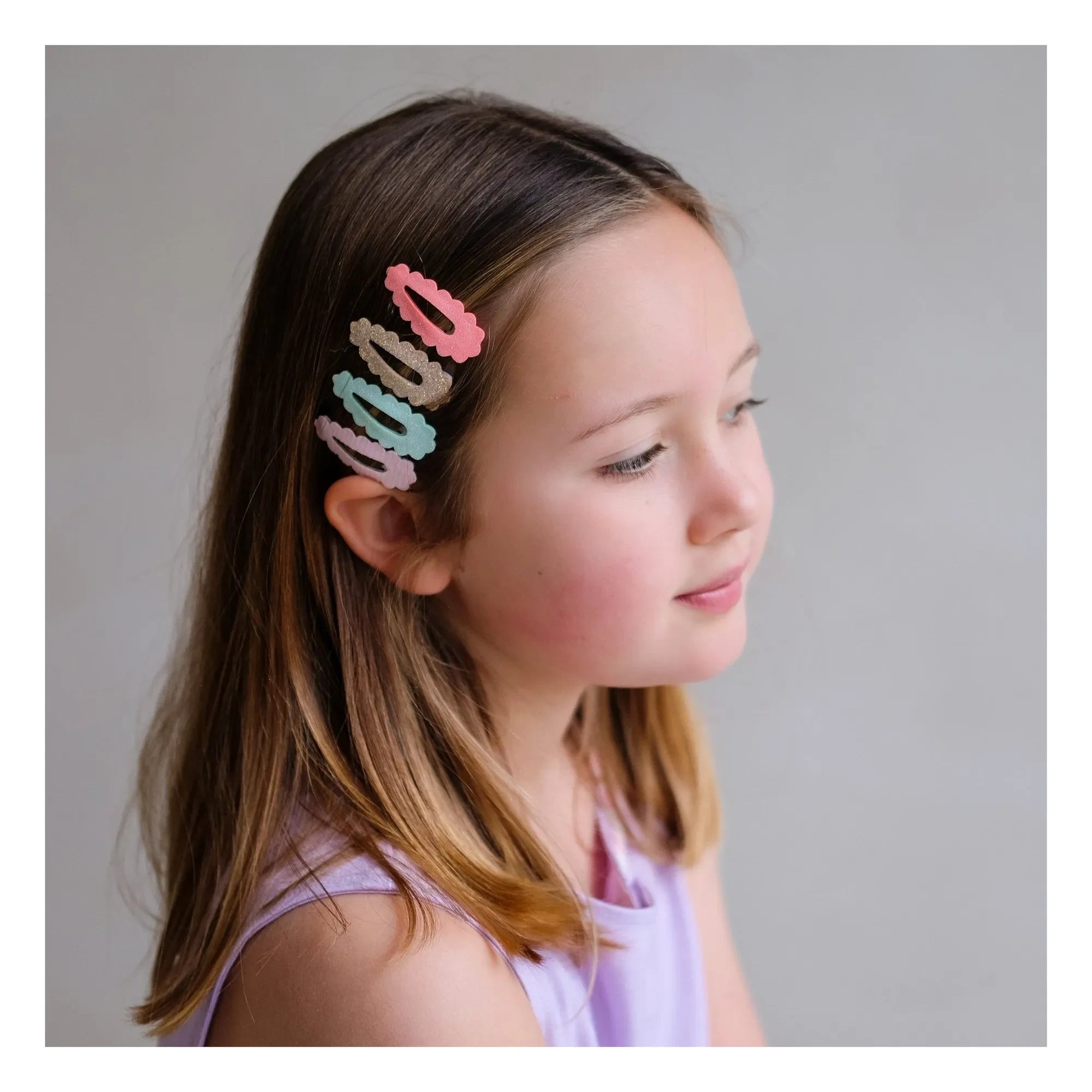 Mimi & Lula - Set de 5 horquillas Festoon Mini | Rosa