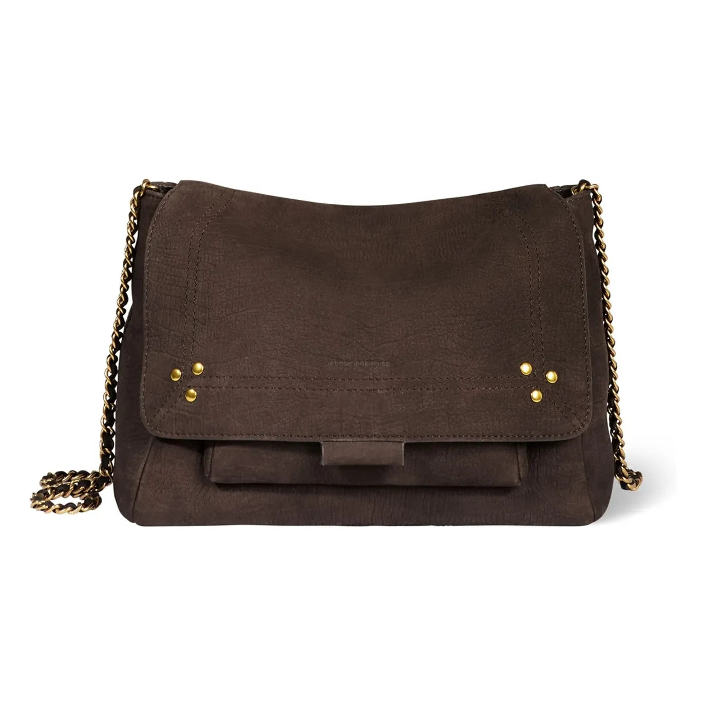 Jérôme Dreyfuss - Bolso Lulu M con Estampado de Cocodrilo Taurillon | Marrón