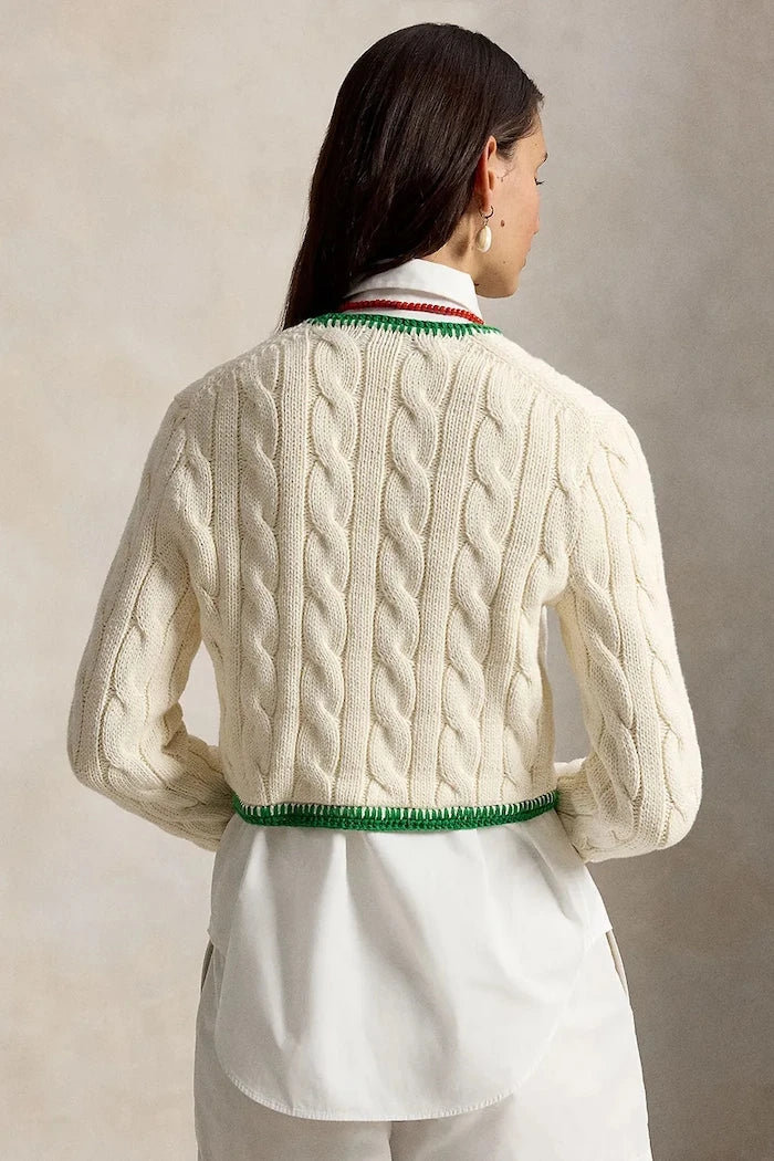 Polo Ralph Lauren Chaleco de Algodón COTTON-SWEATER-CARDIGAN para Mujer