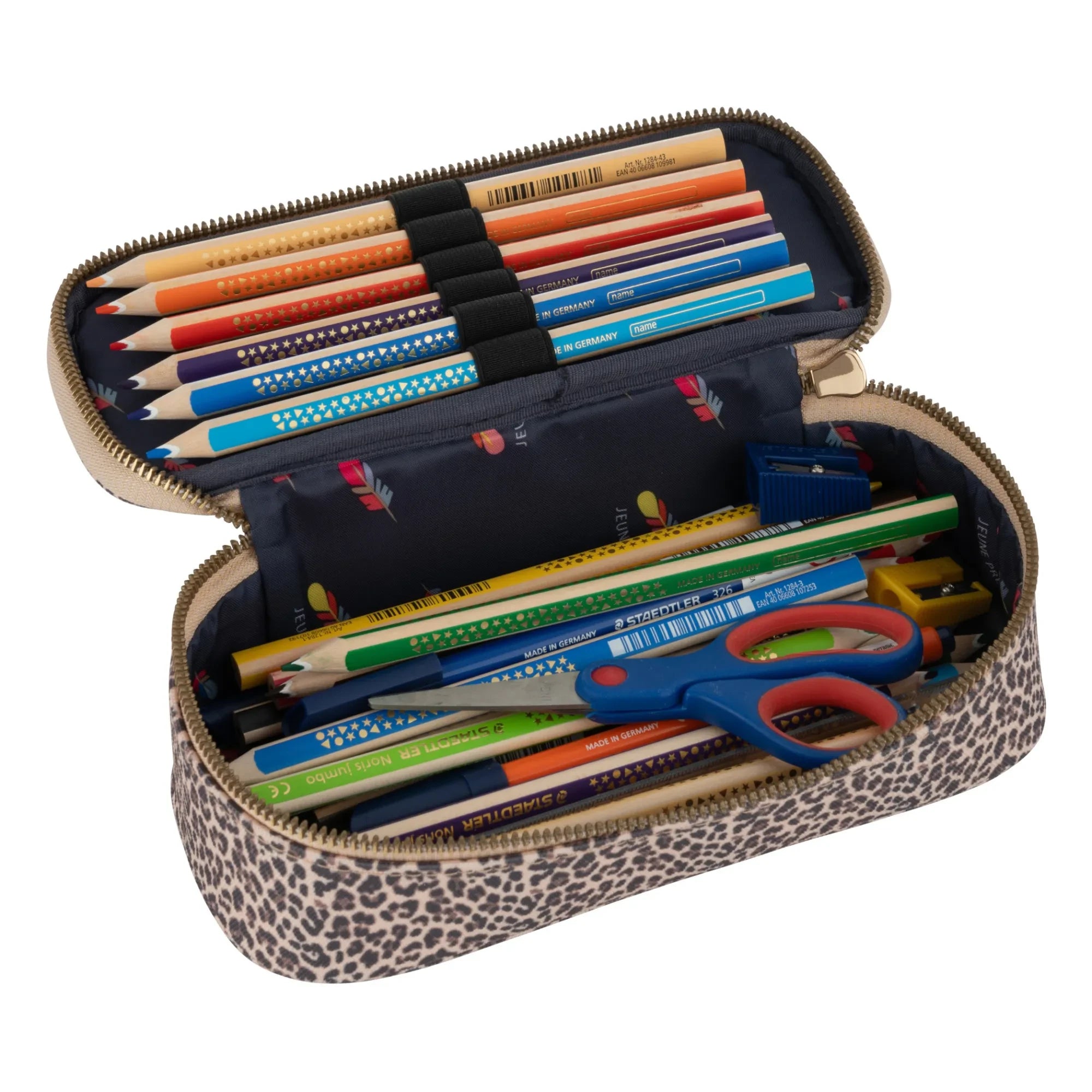 Jeune Premier - Leopard Cherry Kalem Kutu | Bej