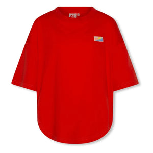 AO76 - Camiseta oversize True Sunseeker Algodón Reciclado | Rojo