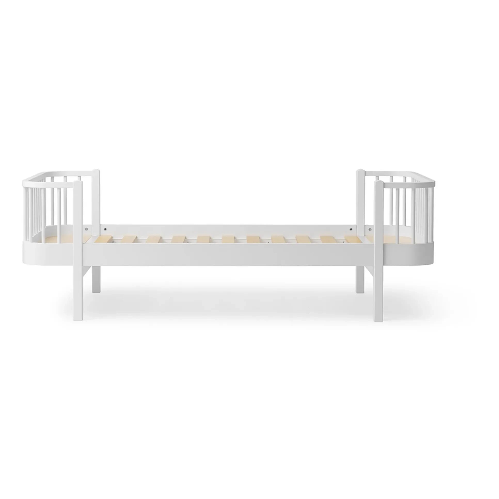 Oliver Furniture - Ahşap Yatak 90 x 200 cm | Beyaz