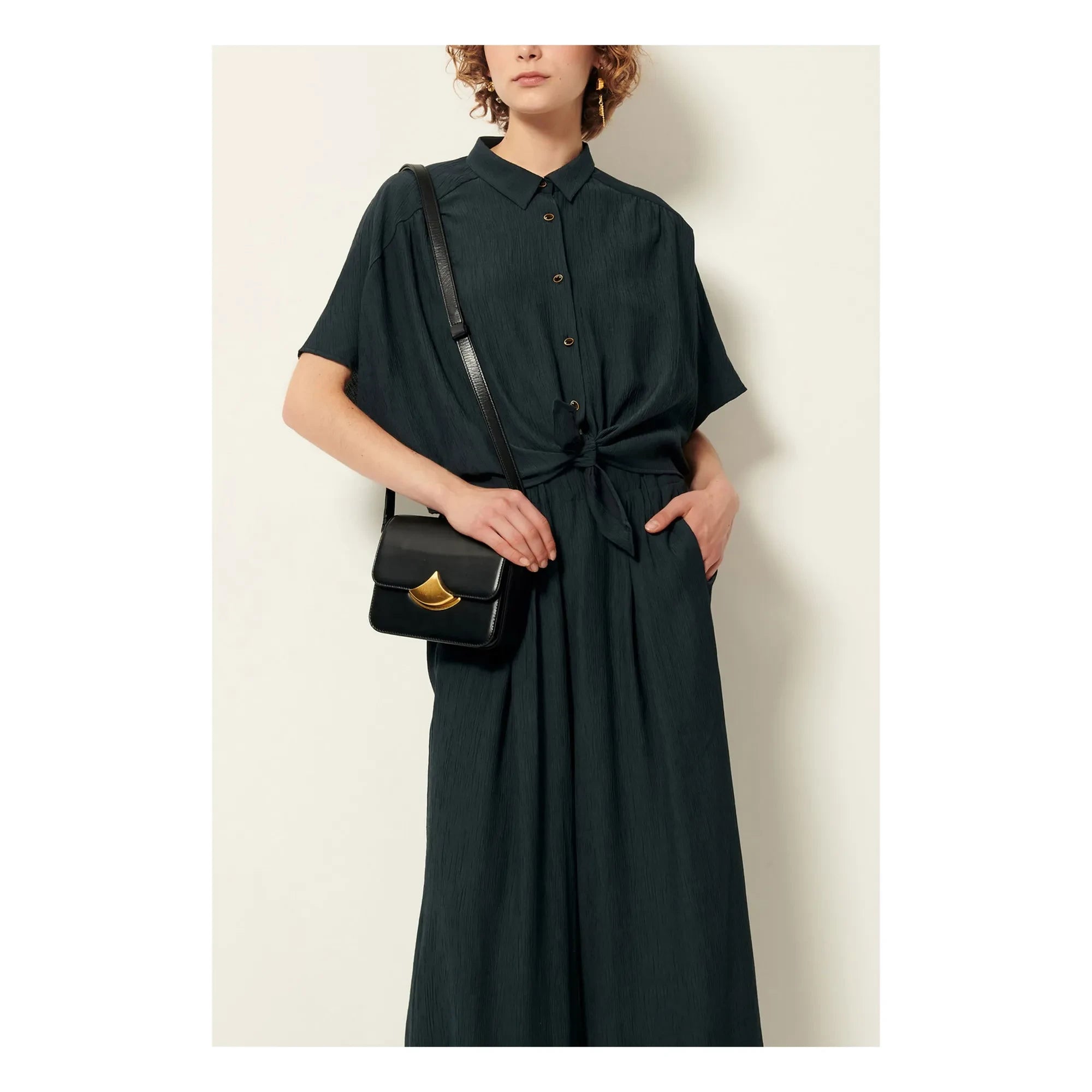 Sessùn - Blusa Alfassa | Gris oscuro