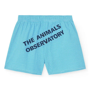 The Animals Observatory - Shorts Gavial a rayas | Azul