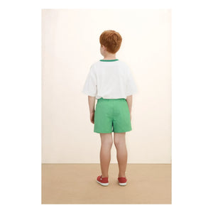 Tinycottons - Camiseta de Algodón Orgánico Contraste Giverny | Blanco