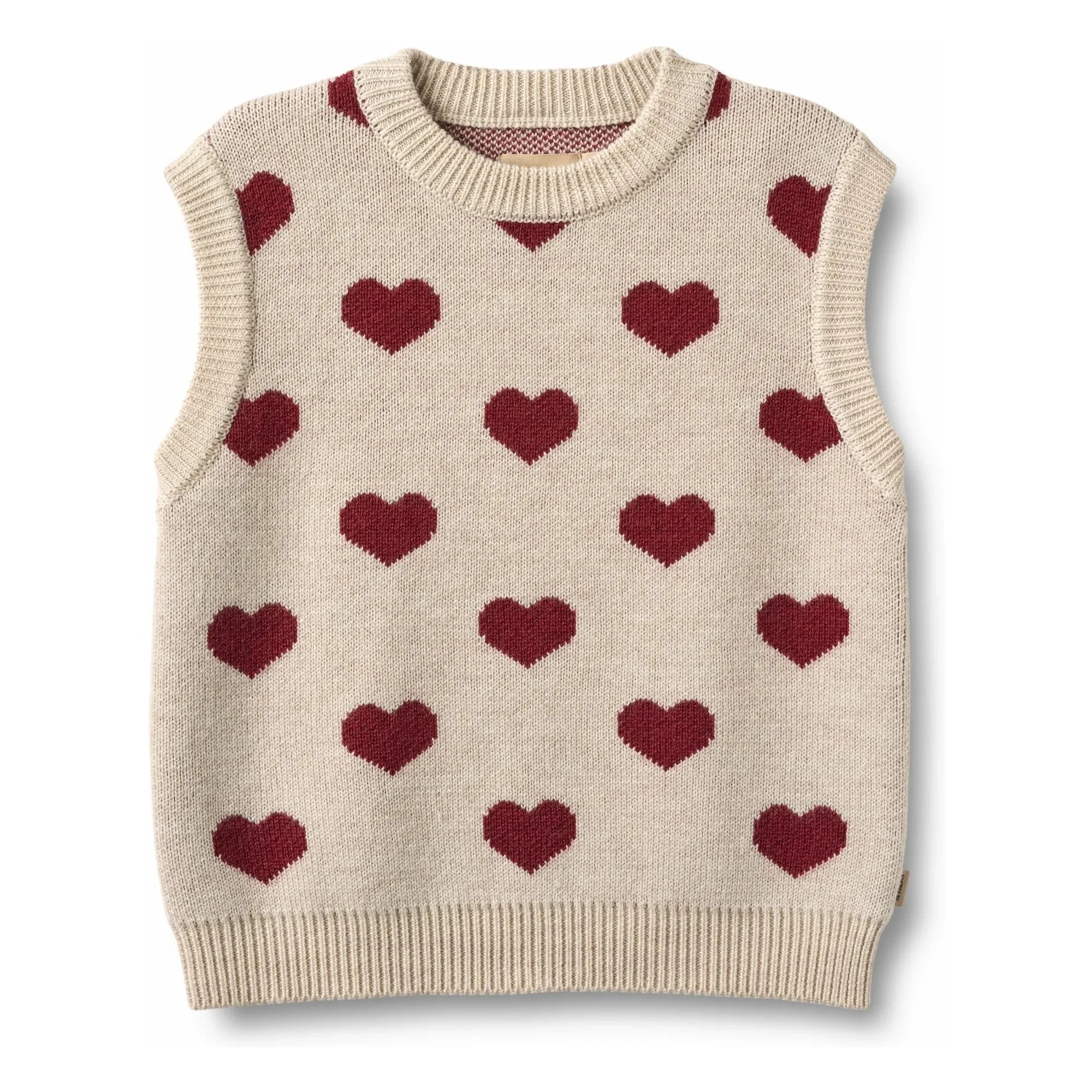 Wheat - Gaby Jersey de Merino Jacquard | Beige