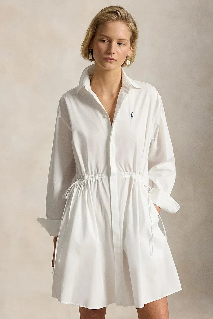 Polo Ralph Lauren vestido camisero de algodón MW CTN PW-WVN-DRESSES