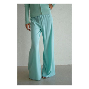 THEAVANT - Pantalones Jazzdancer de seda | Verde agua