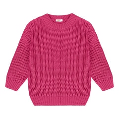 Yuki - Jersey Grueso de Algodón Orgánico | Fucsia