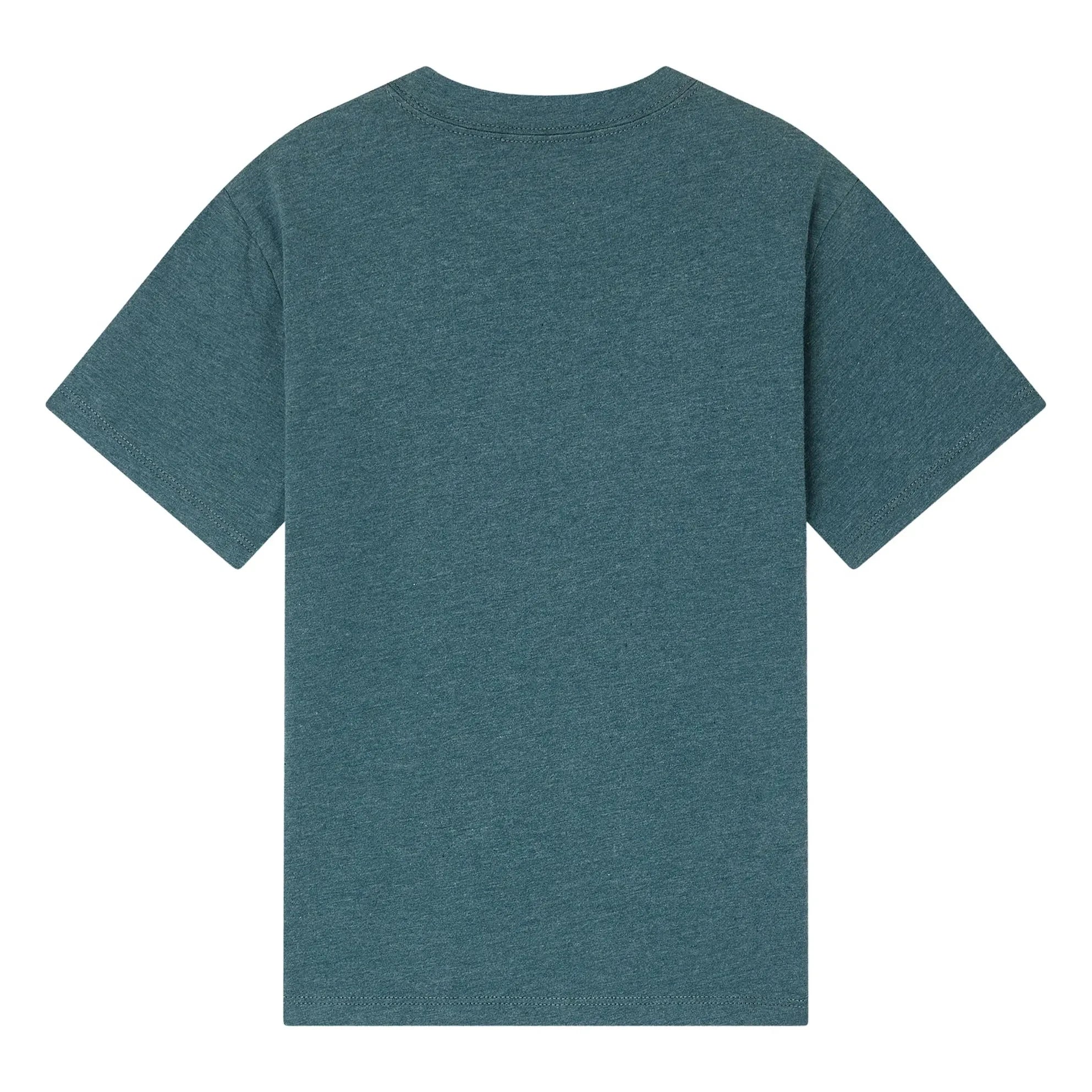 Bonpoint - Camiseta de algodón orgánico Thibald | Azul pavo real