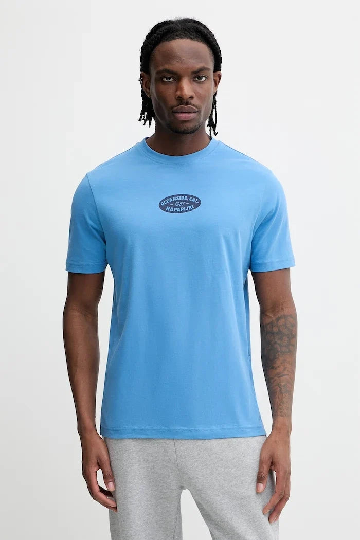Camiseta de algodón Napapijri FLINT