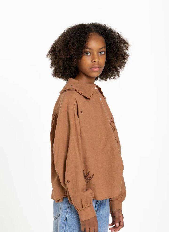 Hundred Pieces - Candy Stars Blusa | Marrón