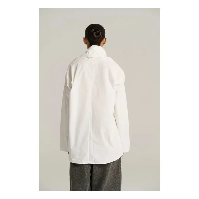 Virginie de Vinster - Marcel Cotton Poplin Bluz | Nuage