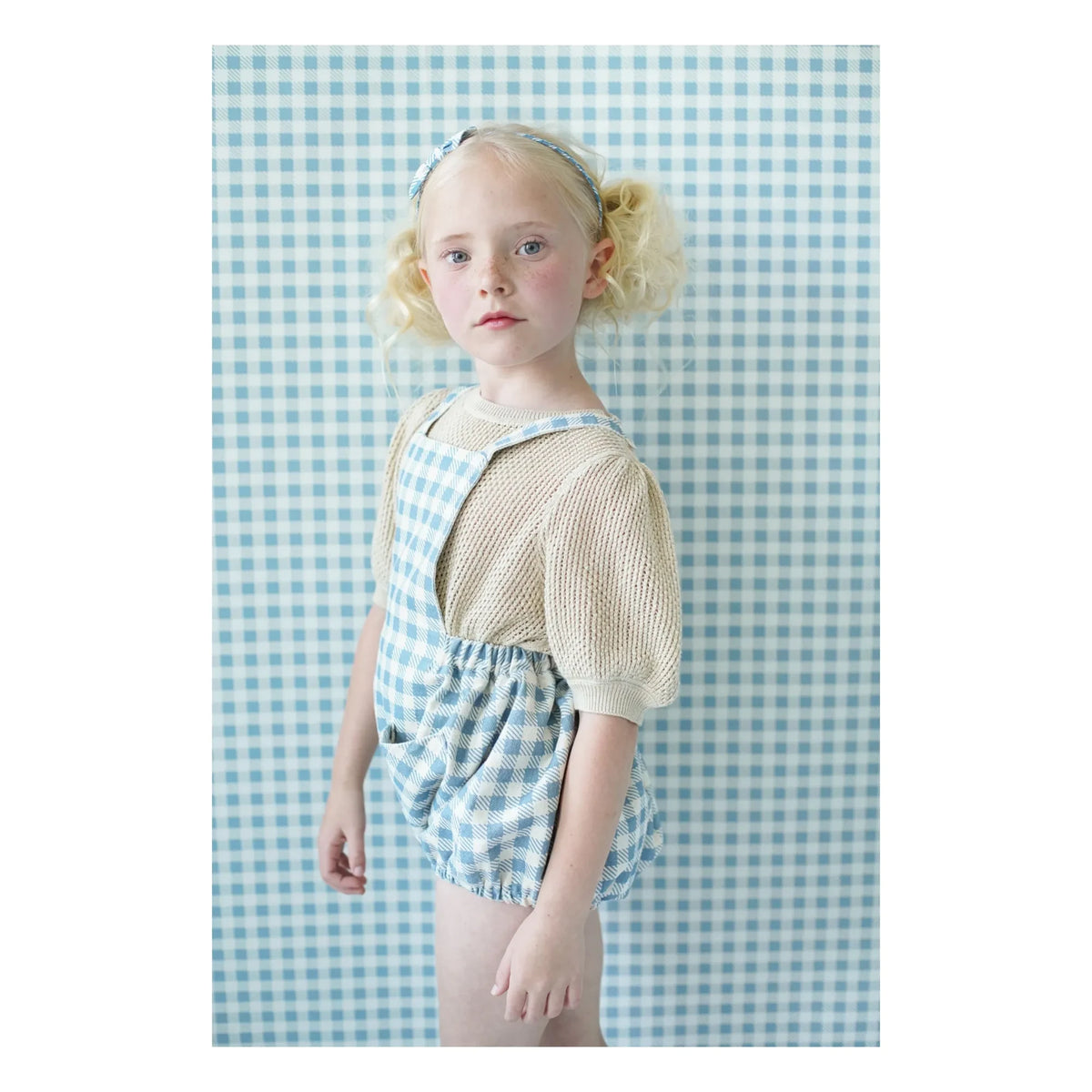 Soor Ploom - Oona Vichy Mono de Algodón Orgánico | Blanco crudo
