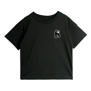 Mini Rodini - Camiseta de algodón orgánico Panther | Negro