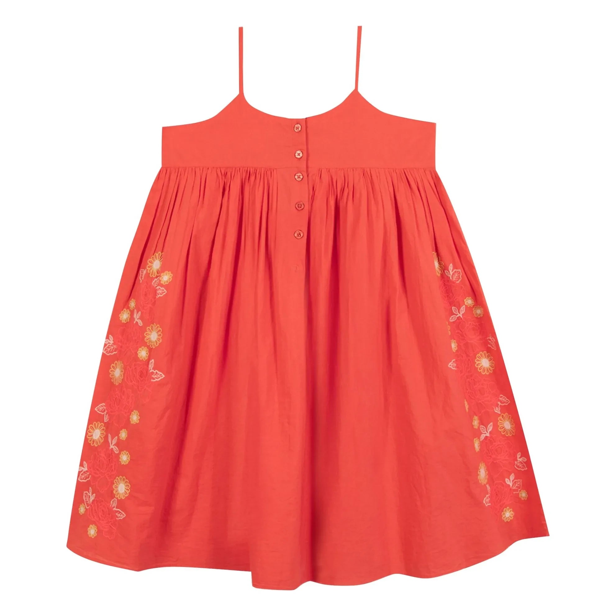 Bonton - Vestido sin tirantes Nicky | Rojo