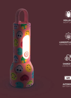 MOB - Glowy Linterna - MOB x Smiley World | Rosa