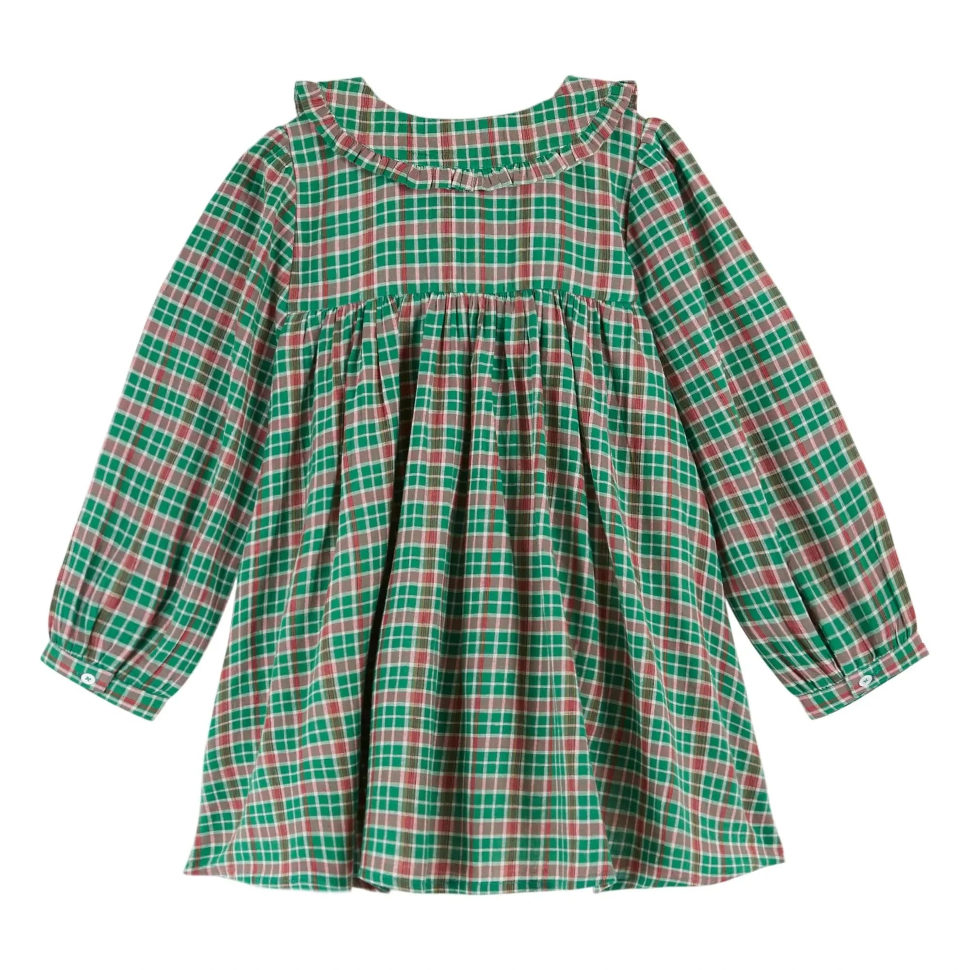Emile et Ida - Vestido de cuadros | Verde