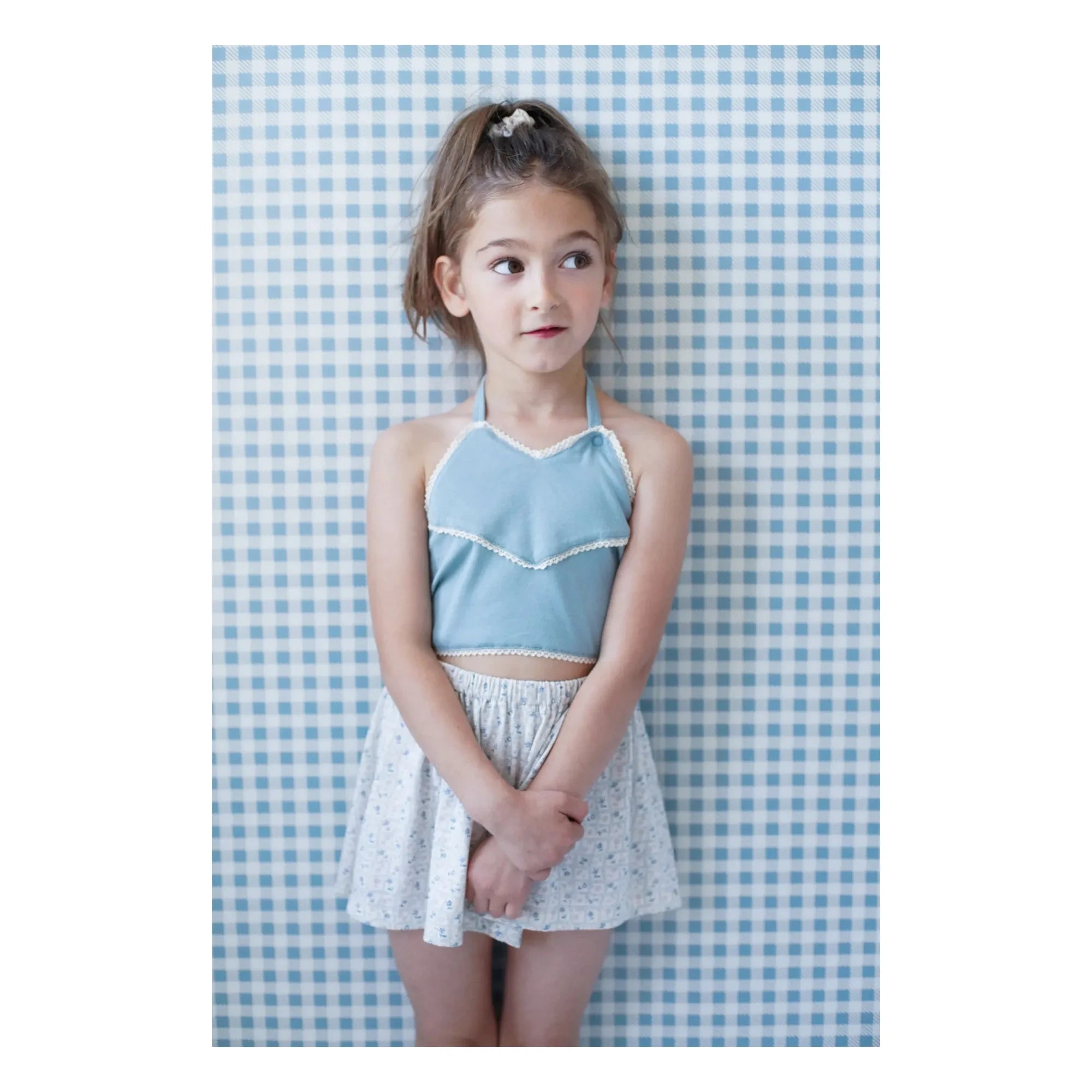 Soor Ploom - Shorts Florales Cortos | Blanco