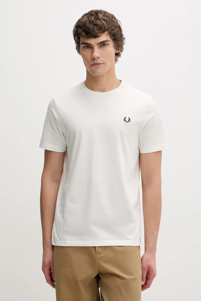 Camiseta de algodón Fred Perry