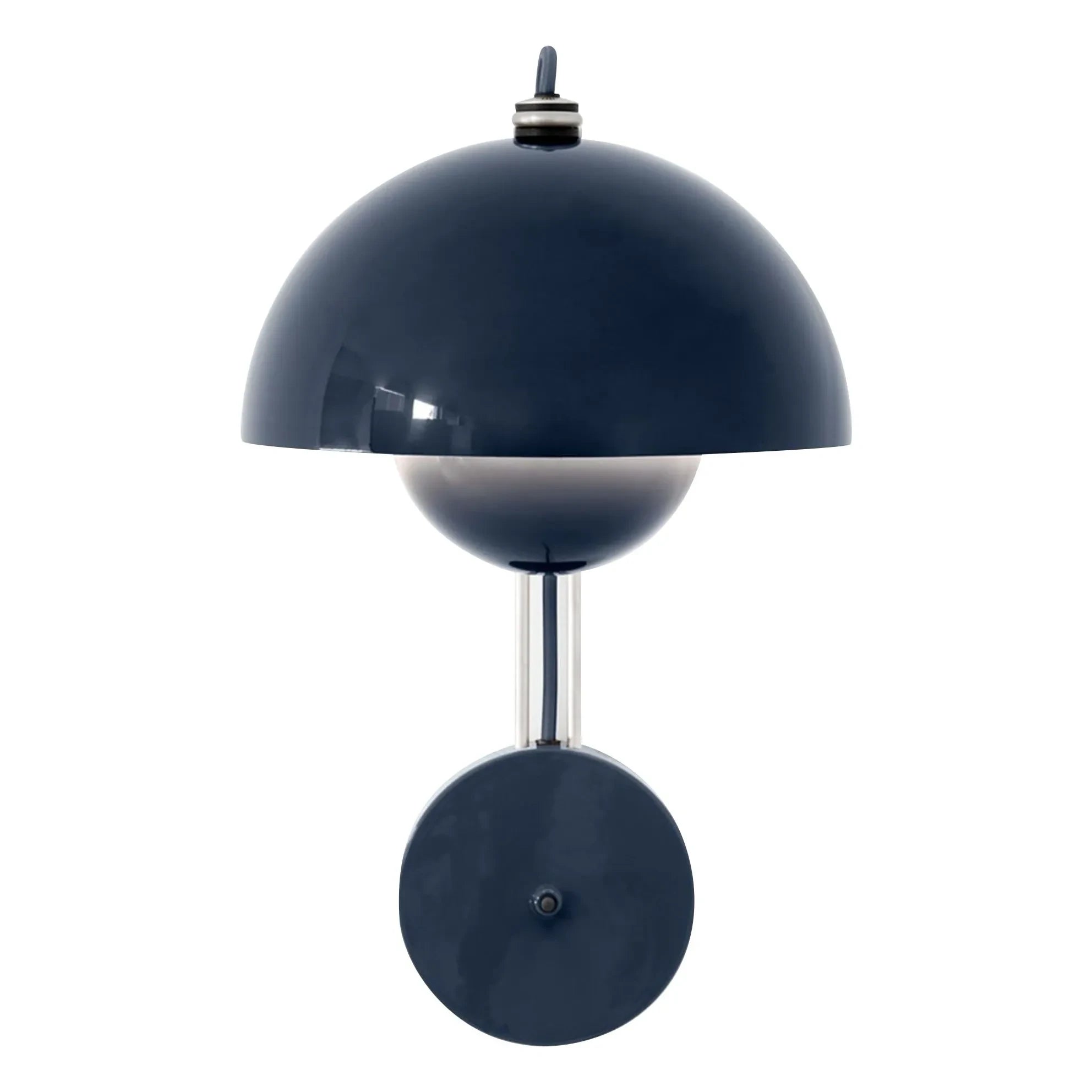 & Tradition - Lámpara de pared Flowerpot VP8, Verner Panton | Azul Oscuro