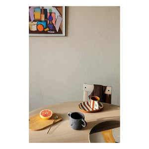 Ferm Living - Taza y Plato de Porcelana Milu | Rojo