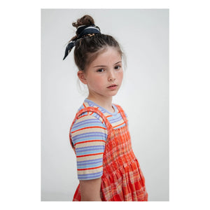 Repose AMS - Vestido Elbise Smocked a Cuadros | Coral