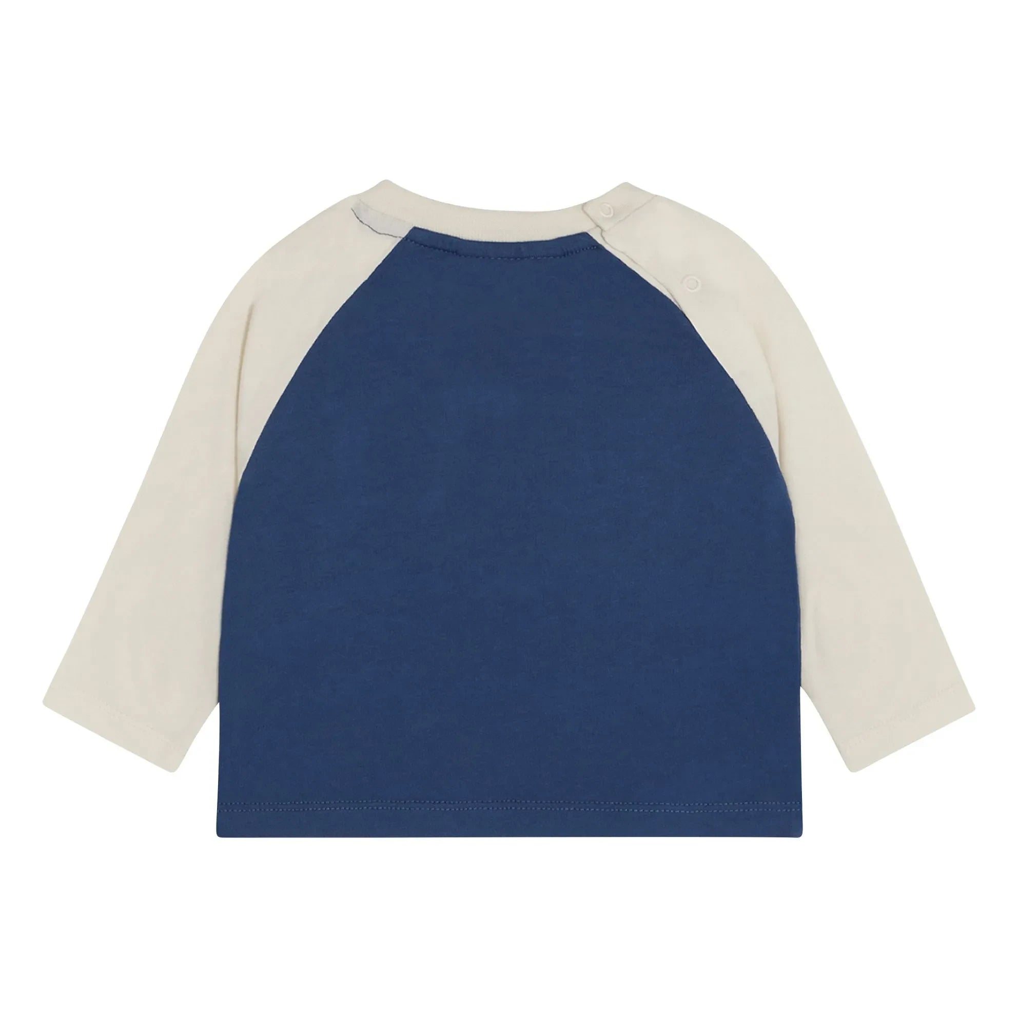 The Campamento - Colorblock Smiley Bebek Tişörtü | Mavi