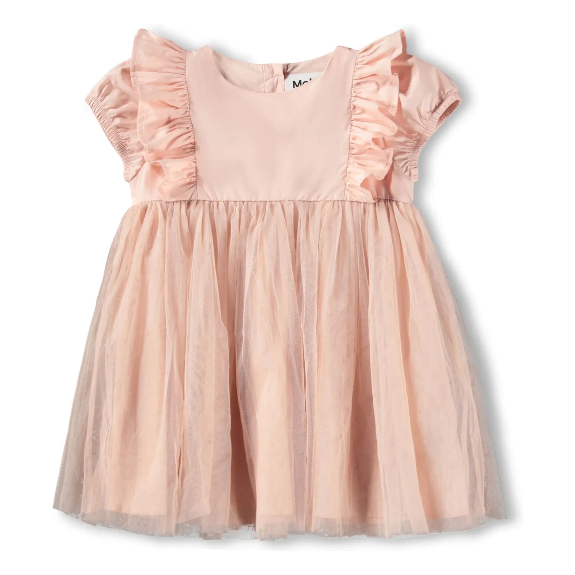 Molo - Vestido de volantes Cheyanne | Rosa claro