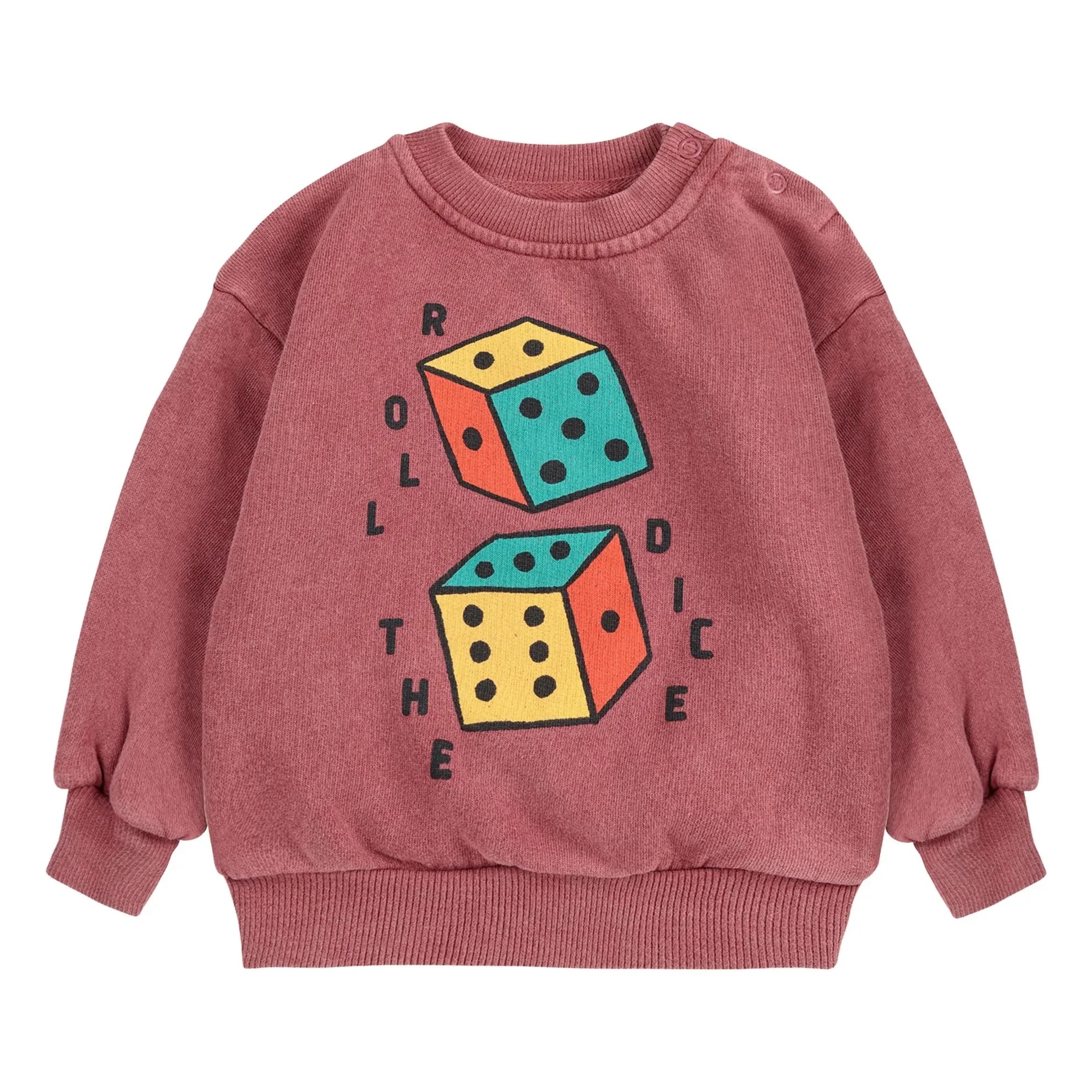 Bobo Choses - Roll The Dice Sudadera de algodón orgánico | Marrón