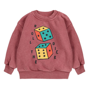 Bobo Choses - Roll The Dice Sudadera de algodón orgánico | Marrón