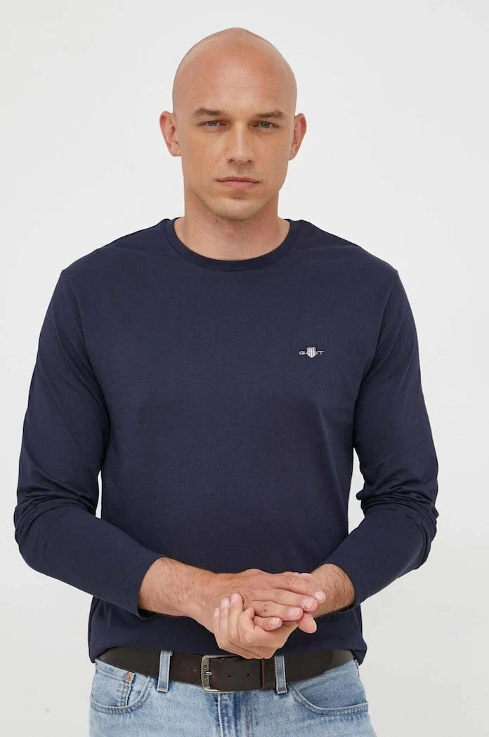 Gant Blusa de Algodón de Manga Larga